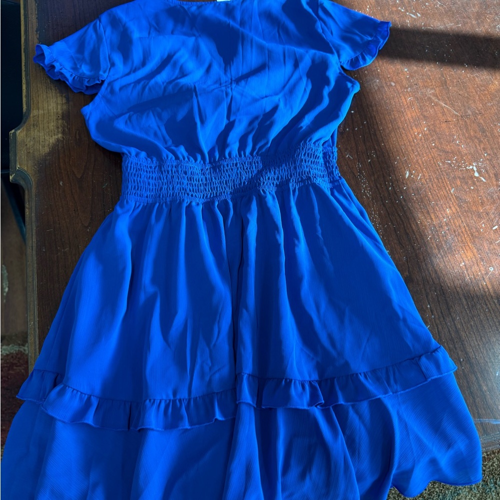 Blue dress